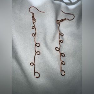 Wire wrapped earrings